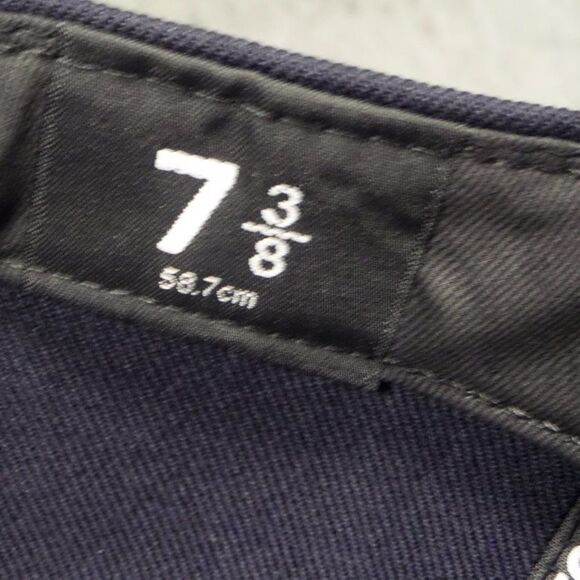 New Era USA flag 59Fifty Navy Blue fitted Hat Size 7 1/4 and 7 3/8 Cap - Picture 9 of 13